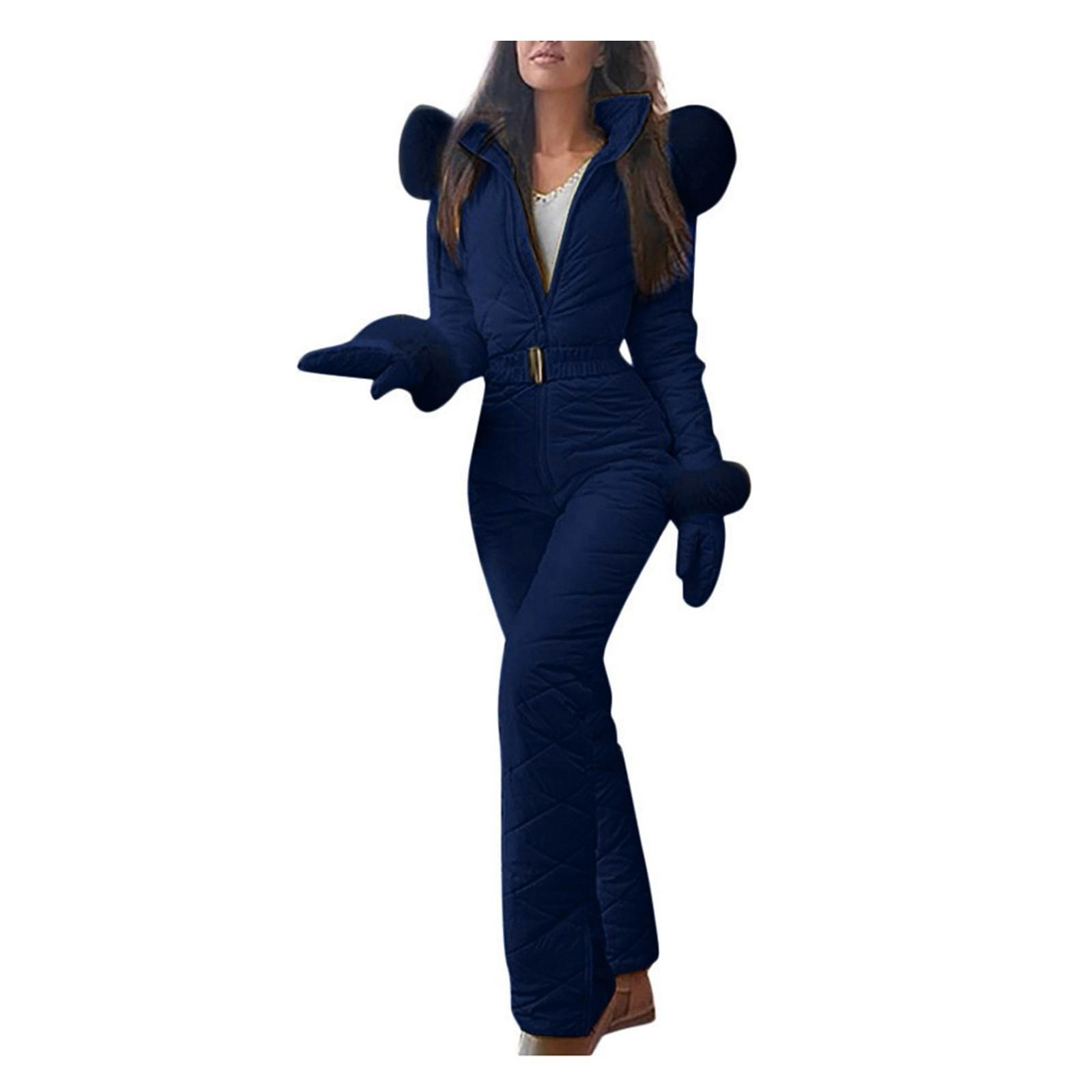 Женская модная одежда для катания на лыжах, спортивная одежда на молнии, теплая одежда для катания на лыжах XXXXXL