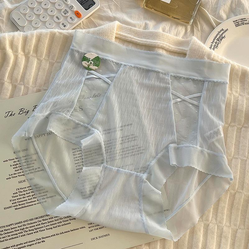 Ladies Spring and Summer Ultra Thin Sweet Lovely Breathable No Trace Comfortable High Waist Triangle Briefs 3XL синій
Ladies Spring and Summer Ultra Thin Sweet Lovely Breathable No Trace Comfortable High Waist Triangle Briefs 3XL синій