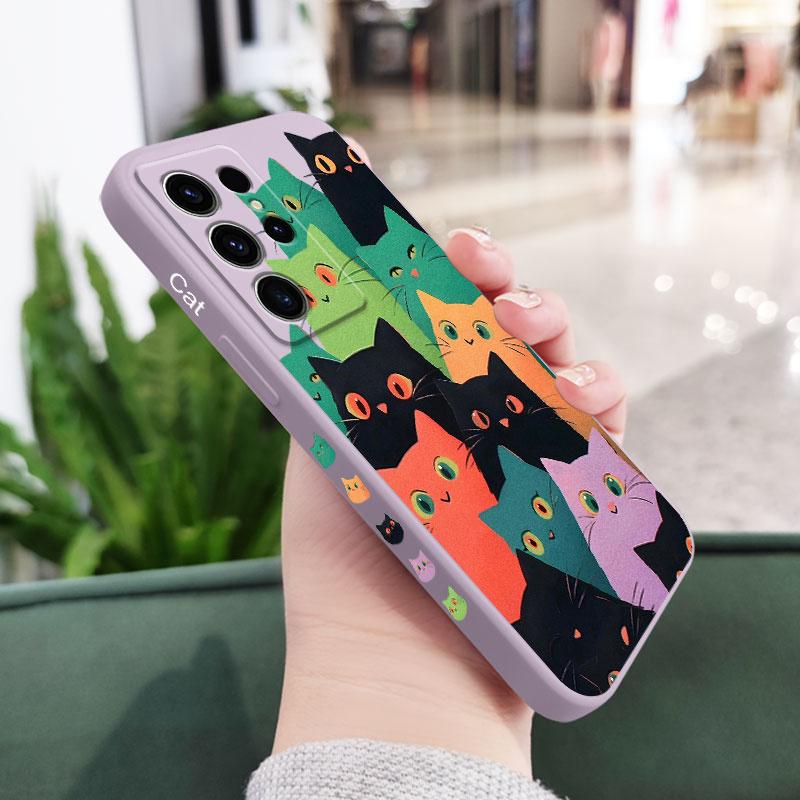 Colorful Cat Phone Case For Samsung Galaxy S26 Plus Ultra Silicone Cover Galaxy S26 Plus
Colorful Cat Phone Case For Samsung Galaxy S26 Plus Ultra Silicone Cover Galaxy S26 Plus