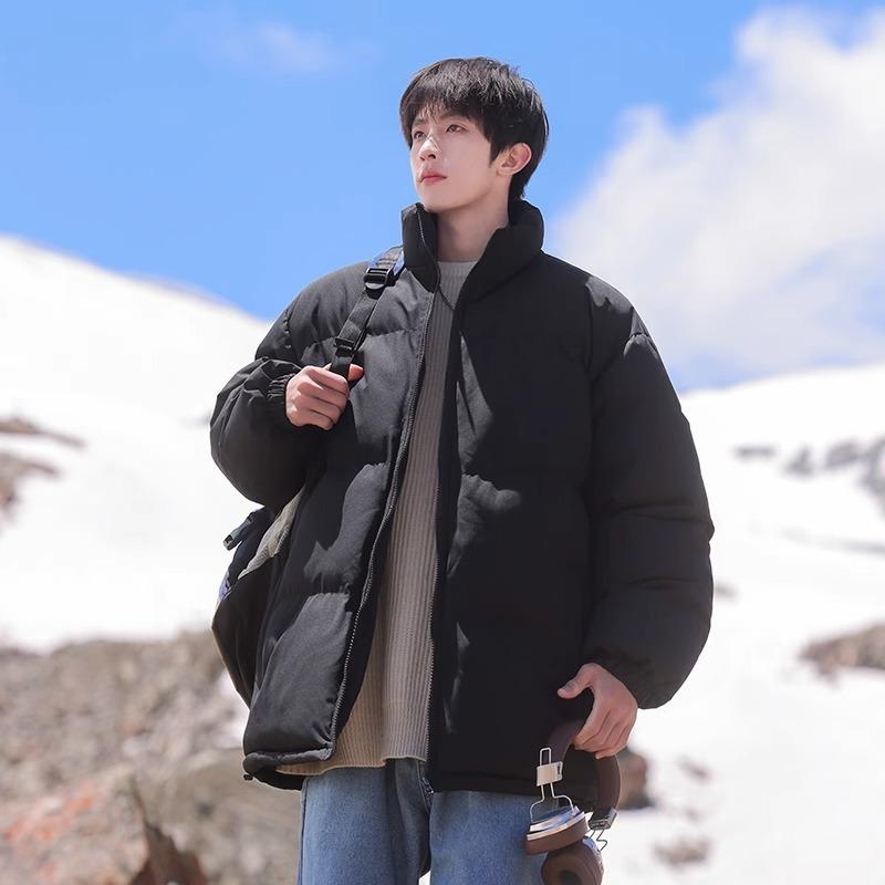 Stand-up collar solid color cotton-padded jacket for men s winter new trendy brand thickened cotton-padded jacket casual heavy-duty cold-proof S Height 155-165CM Weight 90-55kg
Stand-up collar solid color cotton-padded jacket for men s winter new trendy brand thickened cotton-padded jacket casual heavy-duty cold-proof S Height 155-165CM Weight 90-55kg