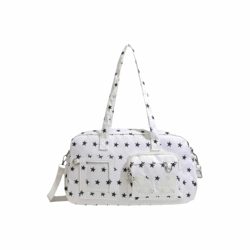 Sweet Lolita Handbag Large Capacity Transparent Shoulder Bag Gift Star Print Ita Bag Casual Use белый
Sweet Lolita Handbag Large Capacity Transparent Shoulder Bag Gift Star Print Ita Bag Casual Use белый