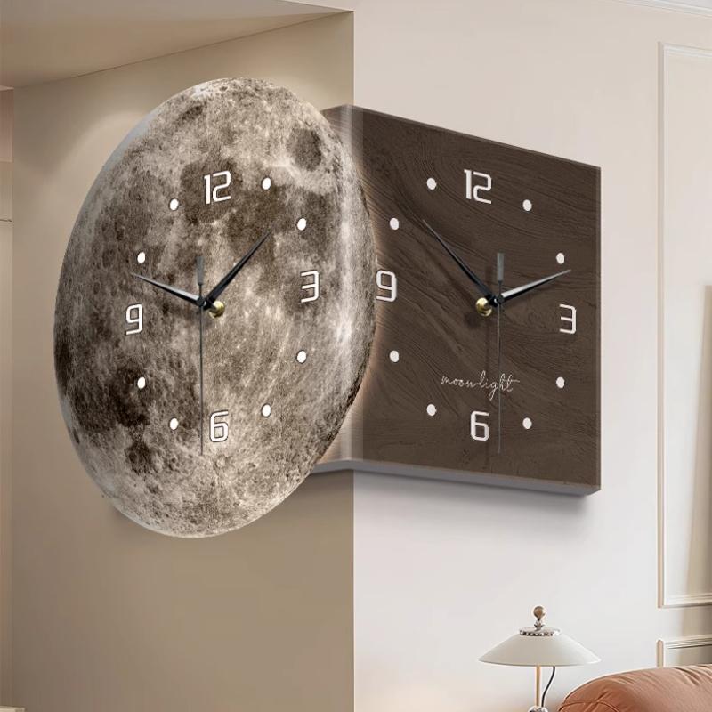 Creative Moon Living Room Wall Clock Decoration Double Sided Calendar Clock Mural Advanced Mute Watch Quartz Clock Ornament (as the picture,10 inch)
Creative Moon Living Room Wall Clock Decoration Double Sided Calendar Clock Mural Advanced Mute Watch Quartz Clock Ornament (as the picture,10 inch)