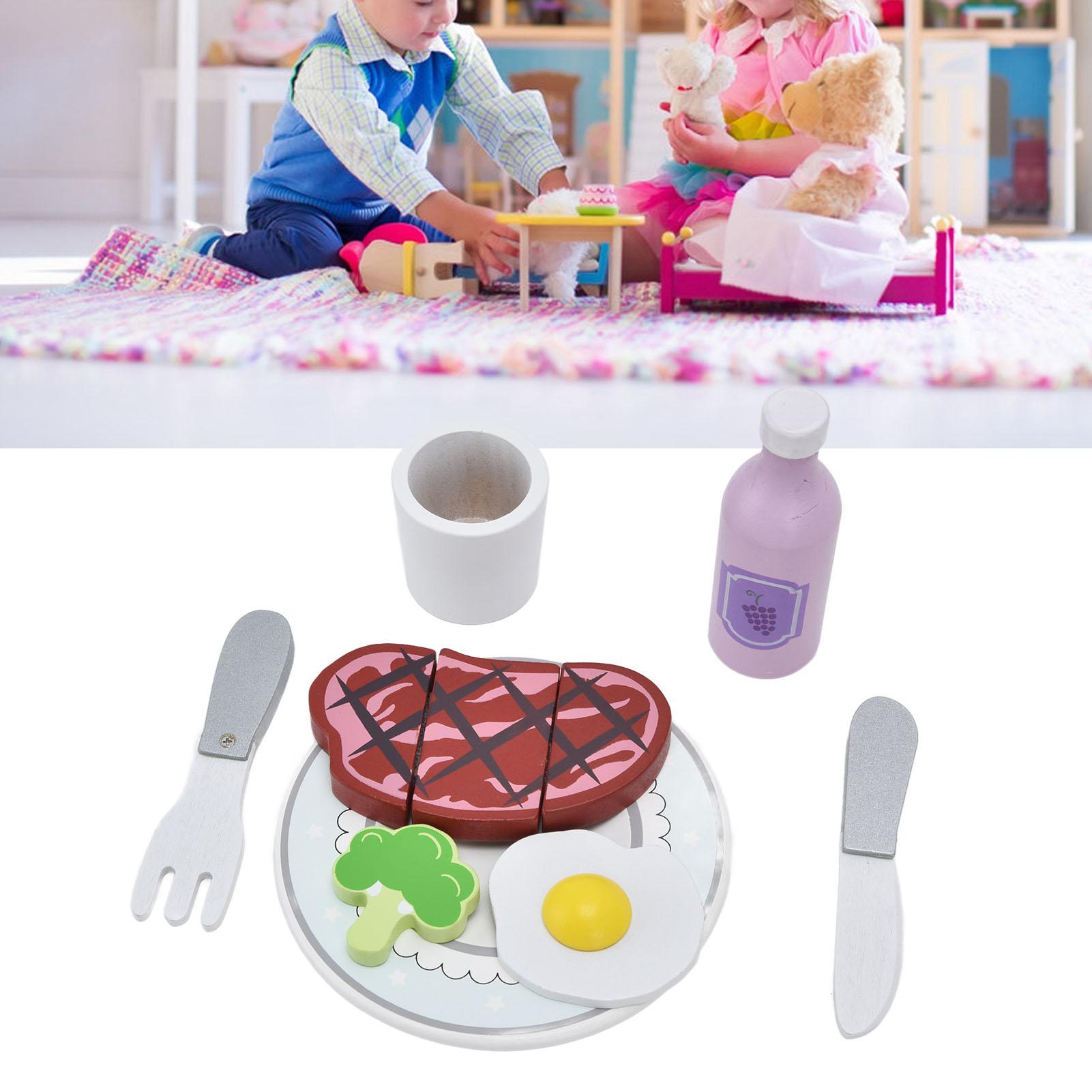 Kitchen Food Toys Steak Vegetable Omelette Simulation Kitchenware Play Set for Children(OXYQBlue )
Kitchen Food Toys Steak Vegetable Omelette Simulation Kitchenware Play Set for Children(OXYQBlue )