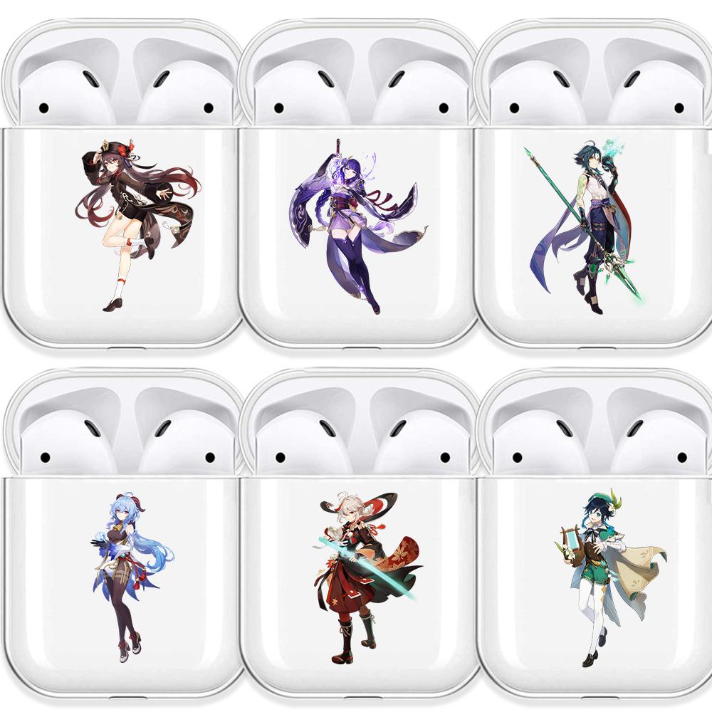Прозрачный чехол Genshin Impact для Airpods Pro 2 1 3 Pro, чехол Zhongli Hutao Diluc Venti Klee Keqing, мягкие чехлы из ТПУ
Прозрачный чехол Genshin Impact для Airpods Pro 2 1 3 Pro, чехол Zhongli Hutao Diluc Venti Klee Keqing, мягкие чехлы из ТПУ