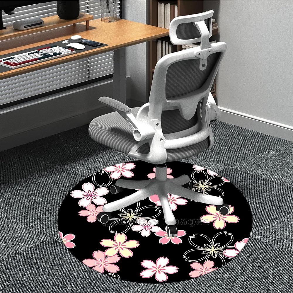 1pc Cherry Blossom Pattern Chair Carpet for Office Non-Slip, Machine Washable Rug for Office, Room - Holiday Decor, Machine Made yy251016170 80cm by 80cm
1pc Cherry Blossom Pattern Chair Carpet for Office Non-Slip, Machine Washable Rug for Office, Room - Holiday Decor, Machine Made yy251016170 80cm by 80cm
