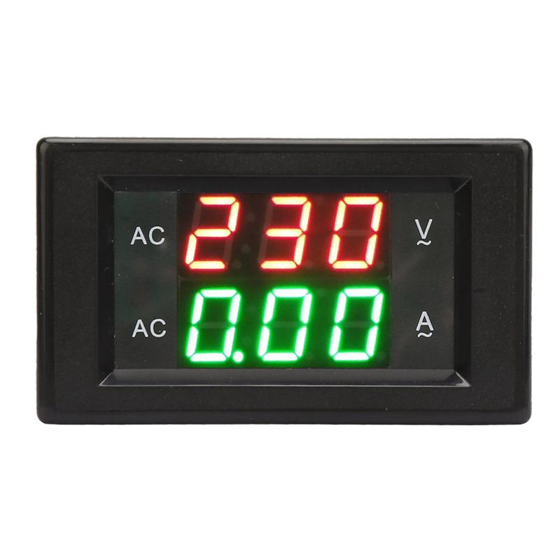AC Meter Double Color Digital Voltmeter Highlight Ammeter Testing Electronics for Voltage Testing Electrical Appliances
AC Meter Double Color Digital Voltmeter Highlight Ammeter Testing Electronics for Voltage Testing Electrical Appliances