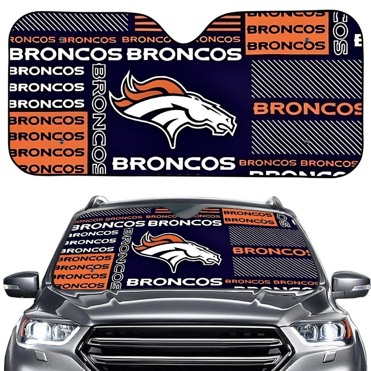 Denver Broncos Car Sunshade Visor - Universal Sun Blocker with Team Logo Pattern
Denver Broncos Car Sunshade Visor - Universal Sun Blocker with Team Logo Pattern