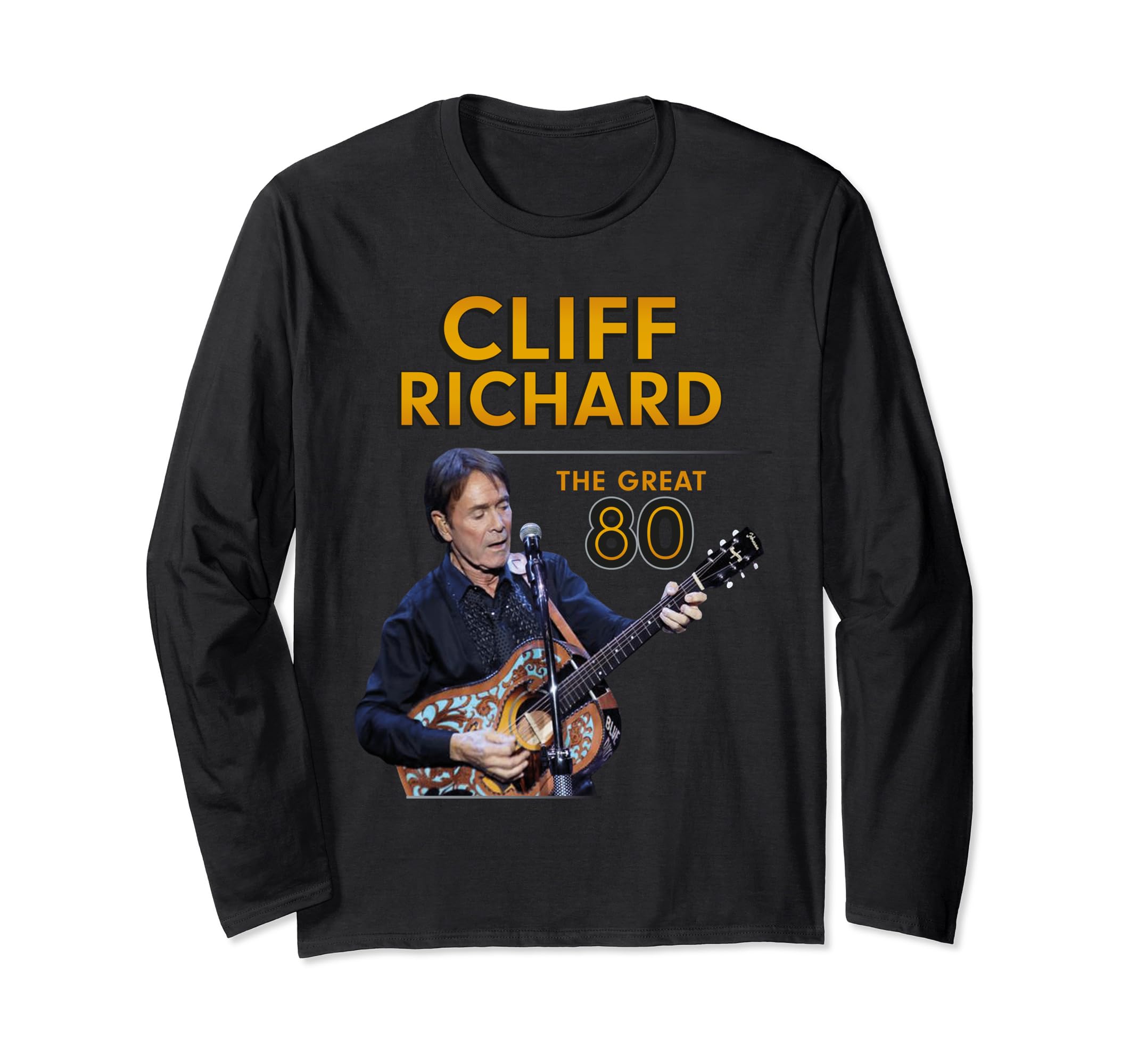 Cliff Richard - The Great 80s Long Sleeve T-Shirt
Cliff Richard - The Great 80s Long Sleeve T-Shirt