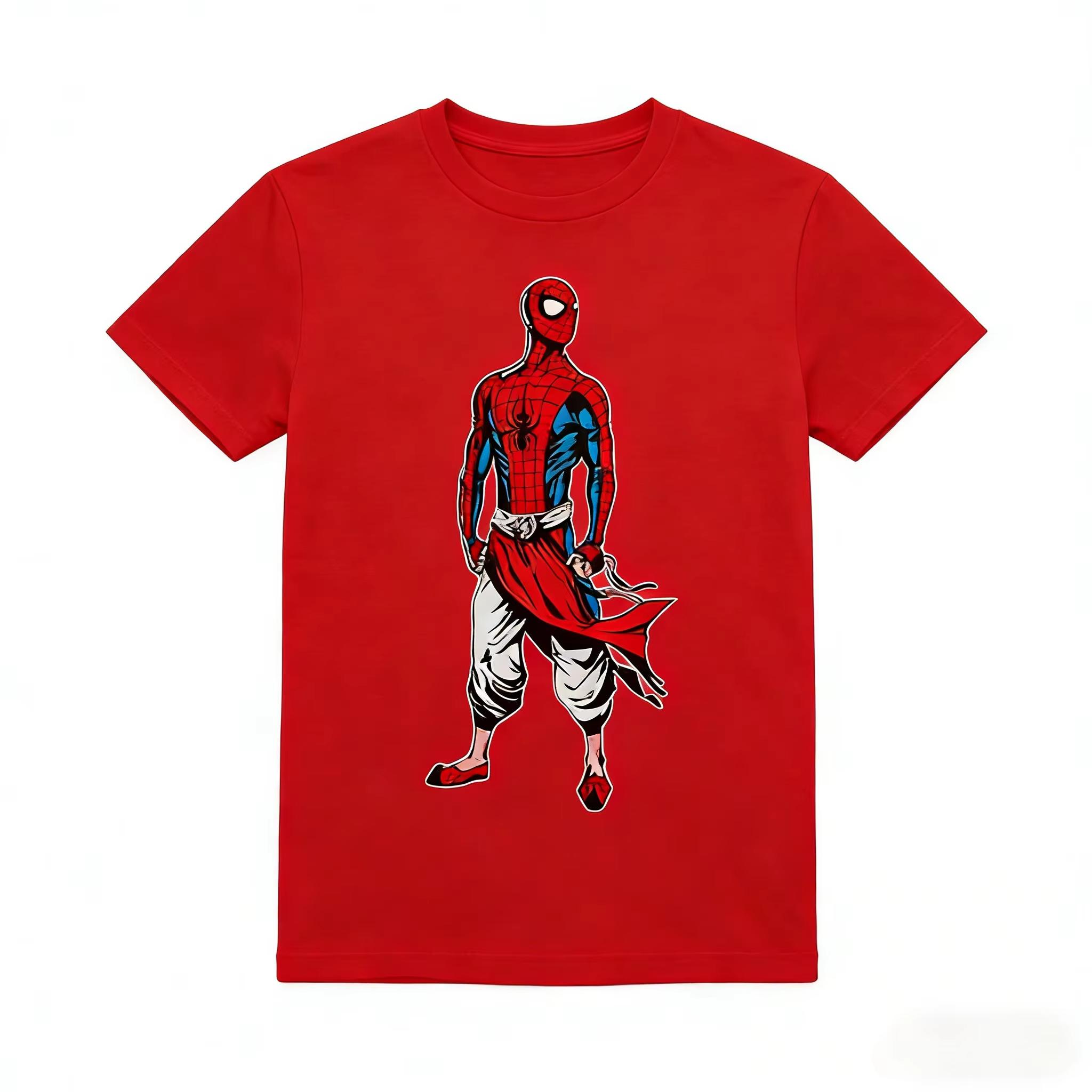 2026Kung Fu SpiderUnisex Marvel Superhero Print Casual Fashion Pure Cotton Roundneck Shortsleeved Tshirt S
2026Kung Fu SpiderUnisex Marvel Superhero Print Casual Fashion Pure Cotton Roundneck Shortsleeved Tshirt S