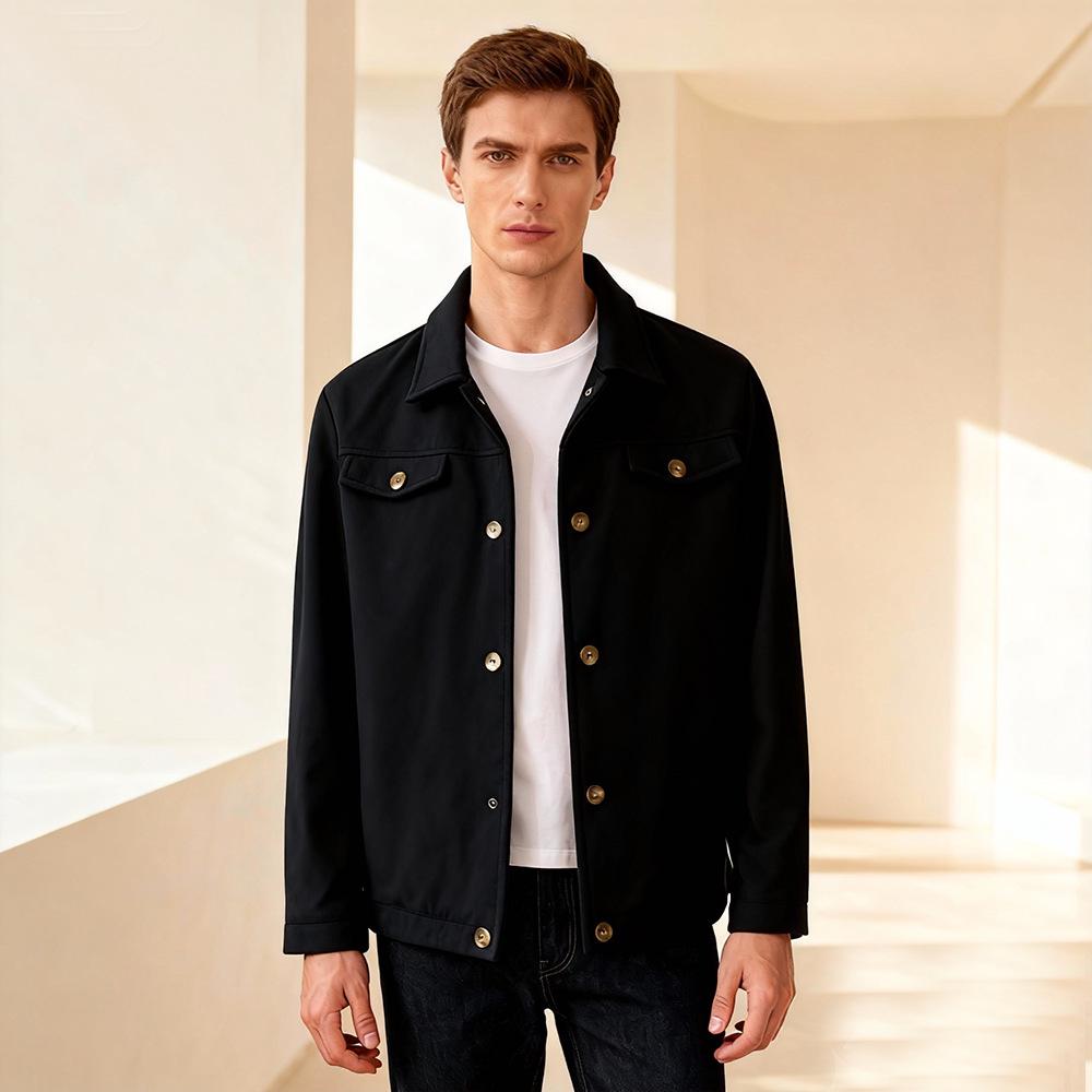 Men s Wool Coat: Single-Breasted Solid Color Autumn/Winter Fashionable Jacket L чорний
Men s Wool Coat: Single-Breasted Solid Color Autumn/Winter Fashionable Jacket L чорний
