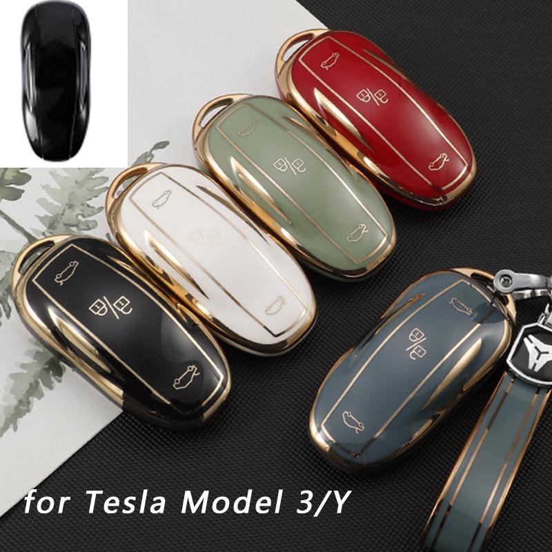 TPU Золотой край Чехол-накладка для пульта ключа автомобиля для Tesla Model 3 Model3 Model Y Modely Защитные аксессуары
TPU Золотой край Чехол-накладка для пульта ключа автомобиля для Tesla Model 3 Model3 Model Y Modely Защитные аксессуары