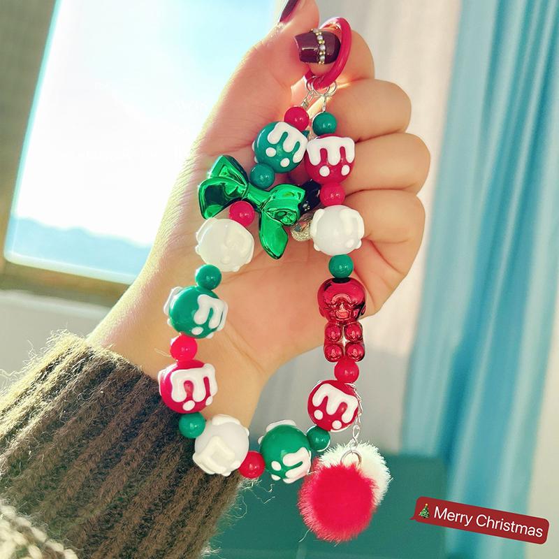 Cartoon Christmas Hand Drawn Beaded Mobile Phone Chain Pendant Anti Lost Cellphone Strap Bag Hangings Decoration
Cartoon Christmas Hand Drawn Beaded Mobile Phone Chain Pendant Anti Lost Cellphone Strap Bag Hangings Decoration