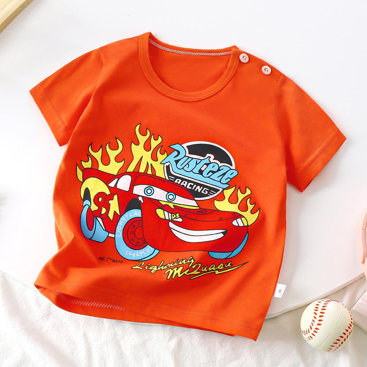 Детская хлопковая футболка с короткими рукавами, лето 2023, топ с героями мультфильмов для мальчиков и девочек 90cm
Детская хлопковая футболка с короткими рукавами, лето 2023, топ с героями мультфильмов для мальчиков и девочек 90cm