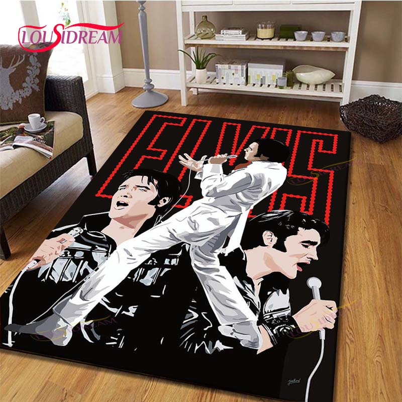 Elvis Presley 3D Print Retro Printed Carpet Bedroom Living Room Fashion Decoration Carpet for Living Room Bedroom Gift Home Decoration
Elvis Presley 3D Print Retro Printed Carpet Bedroom Living Room Fashion Decoration Carpet for Living Room Bedroom Gift Home Decoration