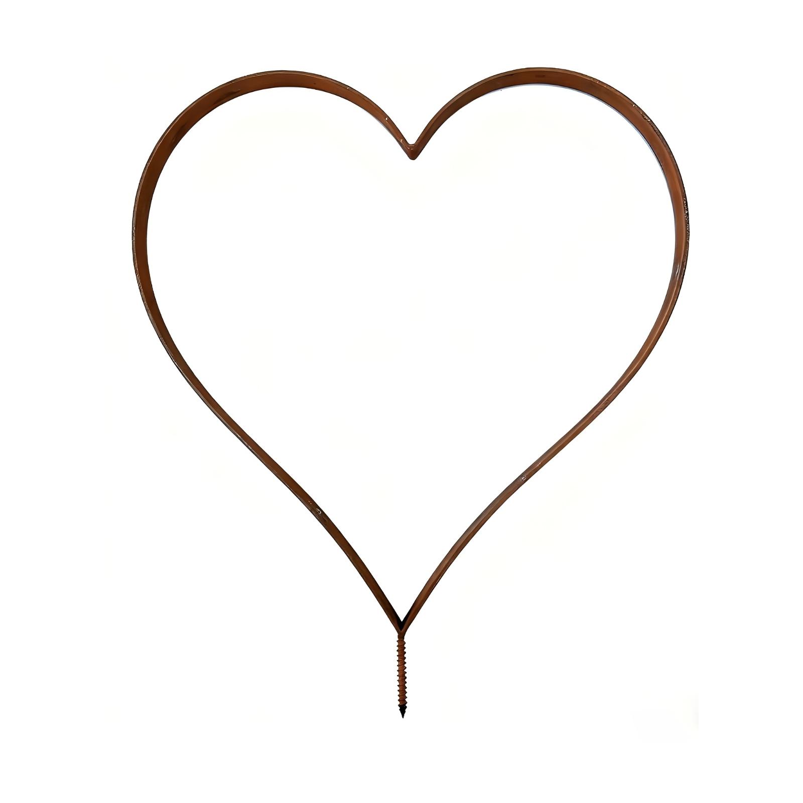1pc Rustic Metal Heart Garden Stake - Outdoor Yard Art Decoration, Iron Heart Sculpture, Perfect Gift For Friends, Ideal For Thanksgiving, Wedding One Size
1pc Rustic Metal Heart Garden Stake - Outdoor Yard Art Decoration, Iron Heart Sculpture, Perfect Gift For Friends, Ideal For Thanksgiving, Wedding One Size