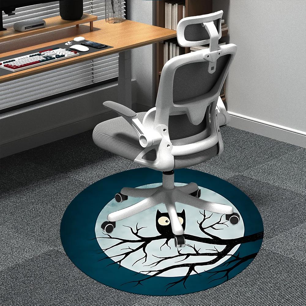 1pc Moonlit Owl Office Round Area Rug, Indoor Mat Suitable ForOffice, Under Office Chairs Bedroom Living Room Home Decor, Room Deco q145 80cm by 80cm
1pc Moonlit Owl Office Round Area Rug, Indoor Mat Suitable ForOffice, Under Office Chairs Bedroom Living Room Home Decor, Room Deco q145 80cm by 80cm