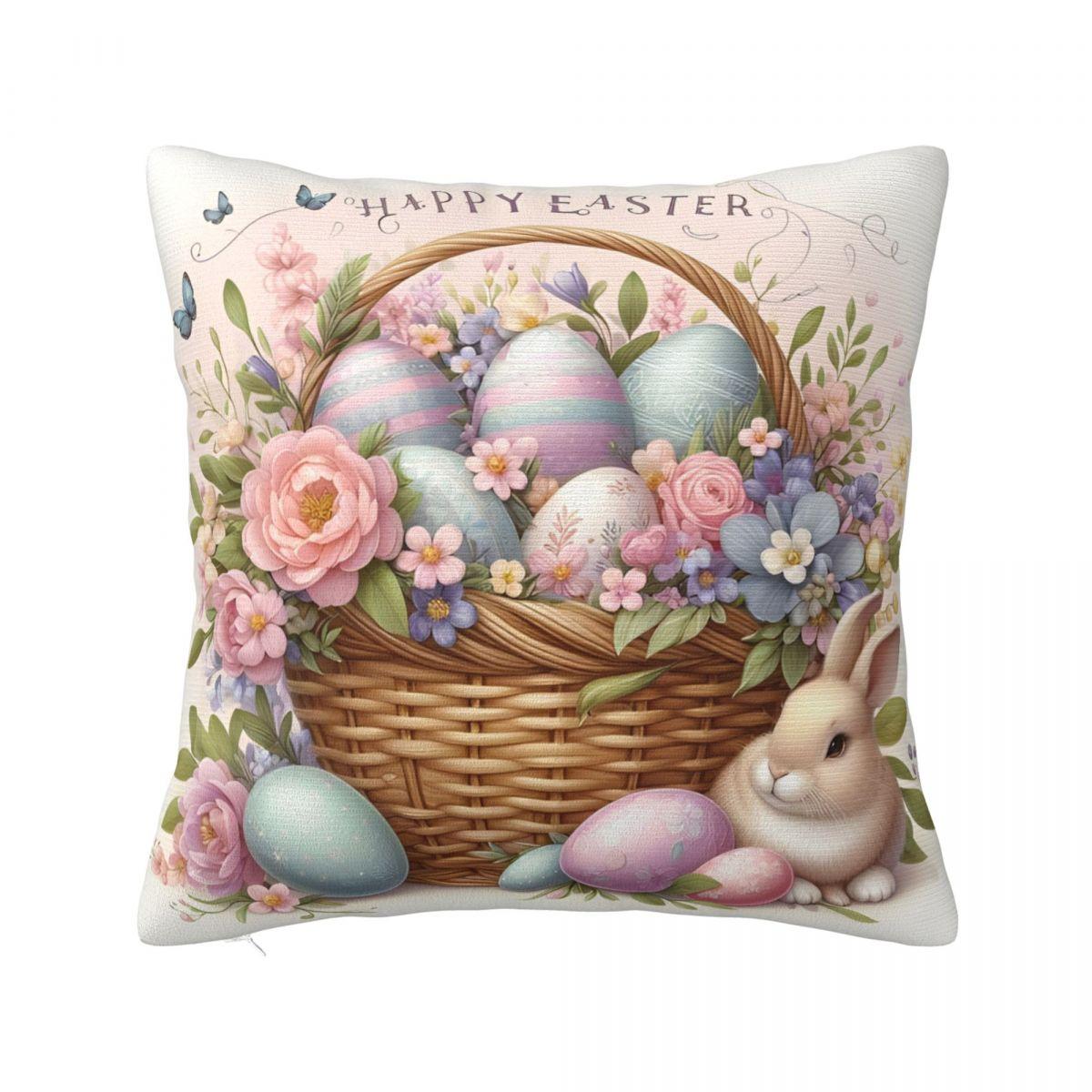Eggs Bunny Easter Rabbit Pillowcases Bed Car Cushion Case Cute Home Decoration Pillow Cover 40*40 12x12Inch
Eggs Bunny Easter Rabbit Pillowcases Bed Car Cushion Case Cute Home Decoration Pillow Cover 40*40 12x12Inch
