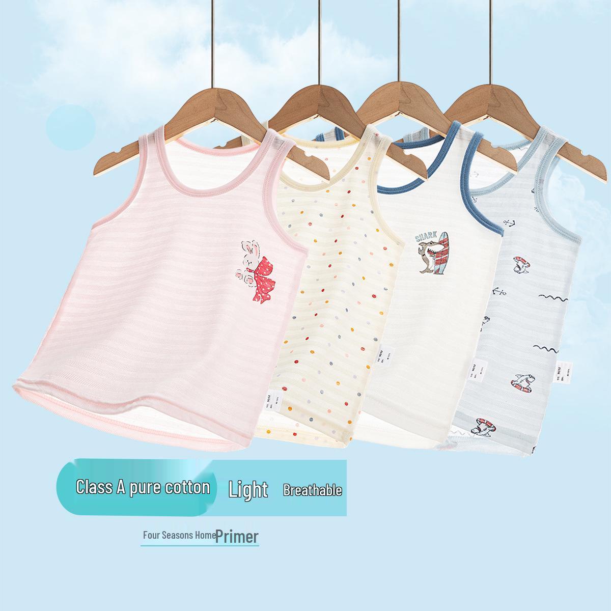 Qingqing Tree Kids Cotton Racerback Vest: Japanese Style, Breathable Summer Tank 140 (Height 125-135 cm)
Qingqing Tree Kids Cotton Racerback Vest: Japanese Style, Breathable Summer Tank 140 (Height 125-135 cm)