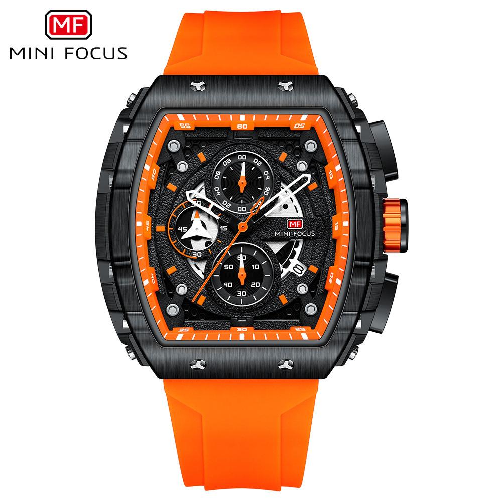 Mini Focus Calendar Silicone Wine Barrel Men S Watch Curved Mirror Ladder Scale Hollow Men S Watch 0399G
Mini Focus Calendar Silicone Wine Barrel Men S Watch Curved Mirror Ladder Scale Hollow Men S Watch 0399G