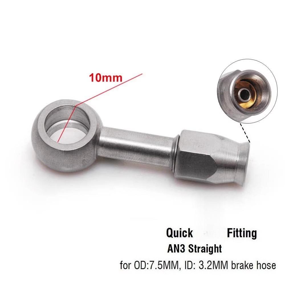 Suitable for Car and Motorcycle Brake Fisheye Stainless Steel Brake Hollow Steel Throat AN3 Oil Pipe Tee Banjo Joint No. 1
Suitable for Car and Motorcycle Brake Fisheye Stainless Steel Brake Hollow Steel Throat AN3 Oil Pipe Tee Banjo Joint No. 1