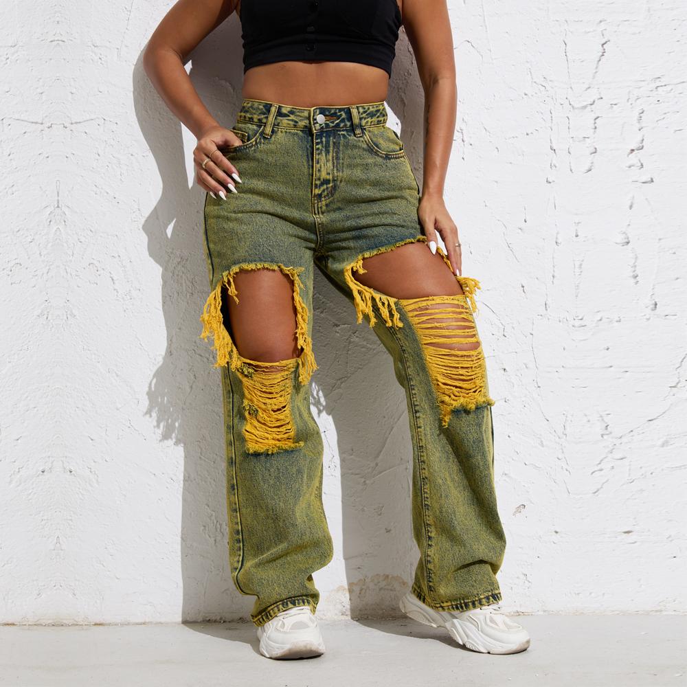 Shascullfites Melody Women s Y2K Ripped Denim Pants Yellow Wash Streetwear Loose Straight Jeans Split Detail Retro Style XXL
Shascullfites Melody Women s Y2K Ripped Denim Pants Yellow Wash Streetwear Loose Straight Jeans Split Detail Retro Style XXL