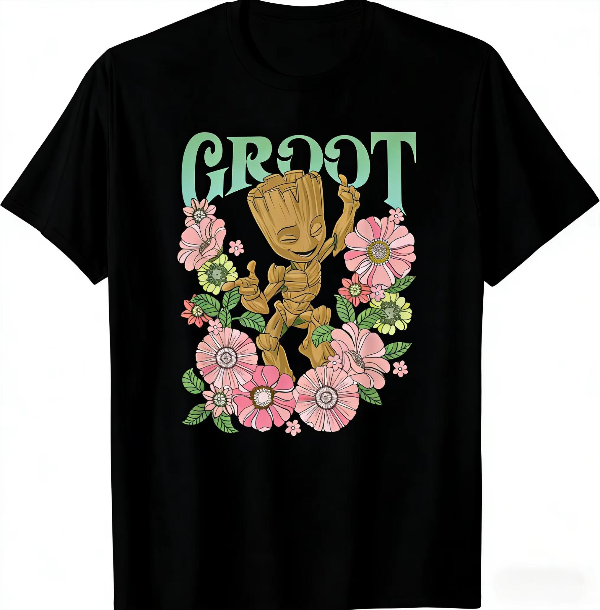 Marvel Guardians of the Galaxy Little Groot Flower Tshirt for both Unisex and Women Retro floral pattern casual top M
Marvel Guardians of the Galaxy Little Groot Flower Tshirt for both Unisex and Women Retro floral pattern casual top M