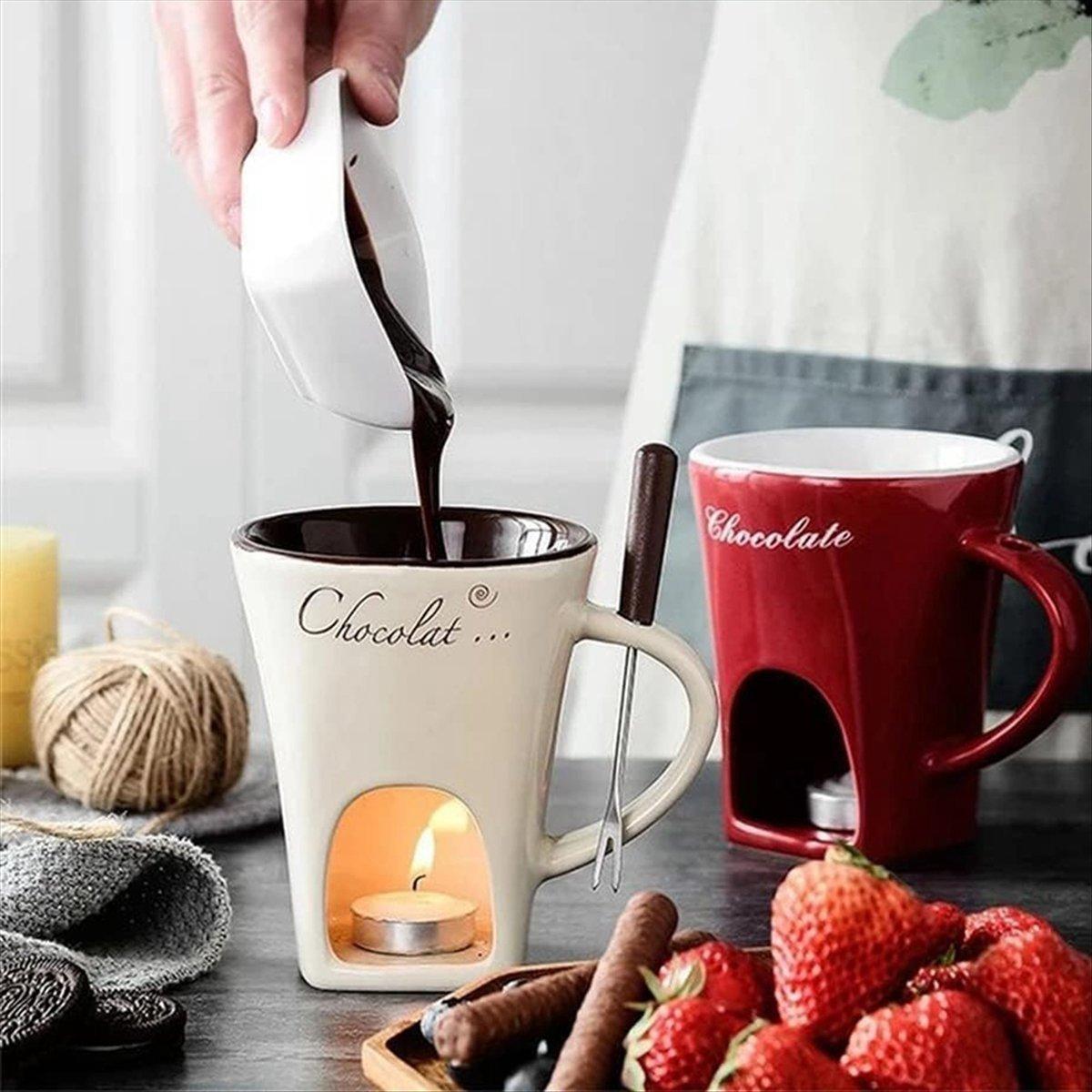 BHBL Fondue Mug Set Chocolate Cheese Milk Cream Making Set Single Butter Melter Baking Cup Candlestick Red China Mainland
BHBL Fondue Mug Set Chocolate Cheese Milk Cream Making Set Single Butter Melter Baking Cup Candlestick Red China Mainland