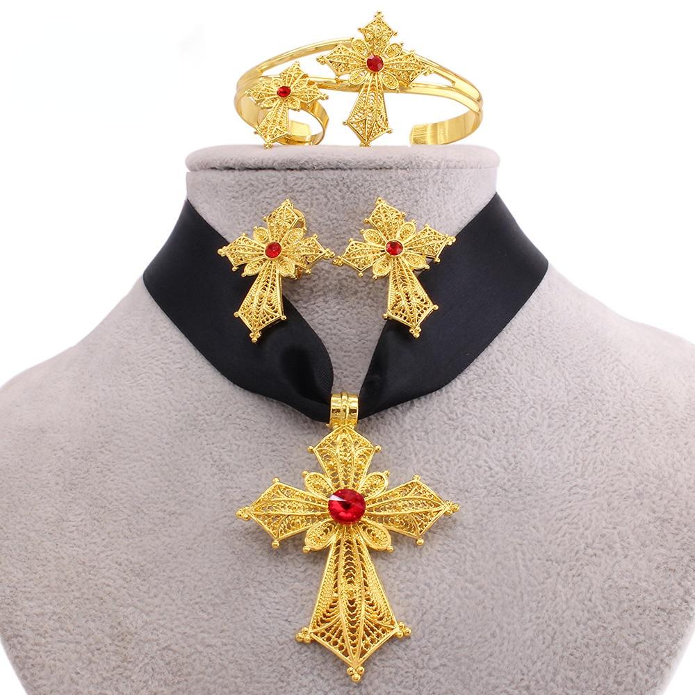 Эфиопия 24 К позолоченные ювелирные изделия, комплект из 4 предметов для женщин, оригинальное ожерелье с крестом из Нигерии, браслет, серьги, кольцо, Дубай, итальянский
Эфиопия 24 К позолоченные ювелирные изделия, комплект из 4 предметов для женщин, оригинальное ожерелье с крестом из Нигерии, браслет, серьги, кольцо, Дубай, итальянский