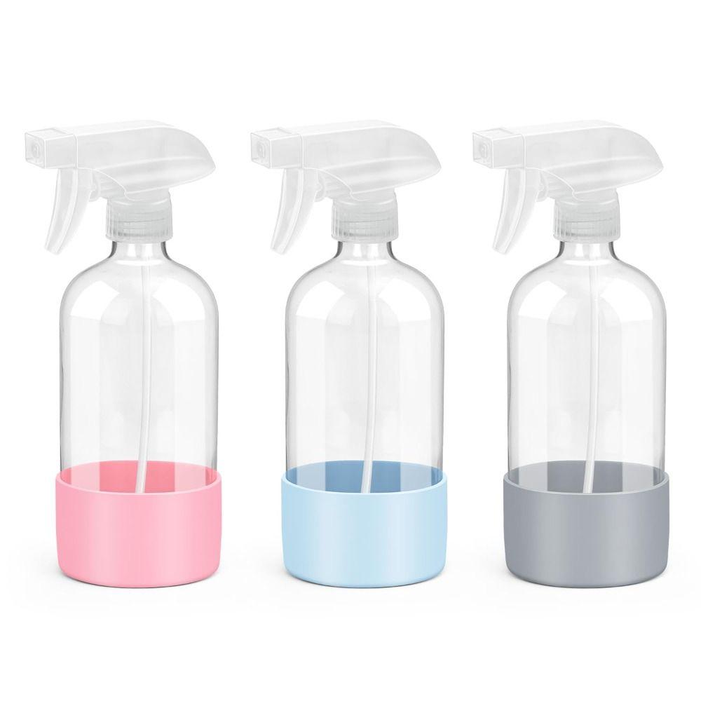 Glass Spray Bottle with Silicone Sleeve Protection Empty Refillable Bottle Kitchen Bathroom
Glass Spray Bottle with Silicone Sleeve Protection Empty Refillable Bottle Kitchen Bathroom