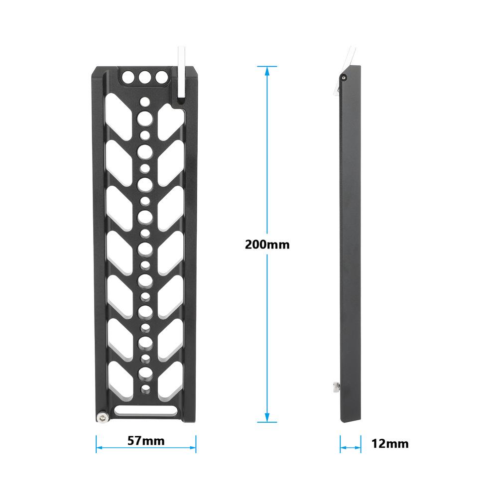 HDRIG 8-Inch Lightweight Dovetail Slider for BMPCC4K/6K, A7S3, JTZ Iron Head, and Rabbit Cage Base 3694 чорний
HDRIG 8-Inch Lightweight Dovetail Slider for BMPCC4K/6K, A7S3, JTZ Iron Head, and Rabbit Cage Base 3694 чорний