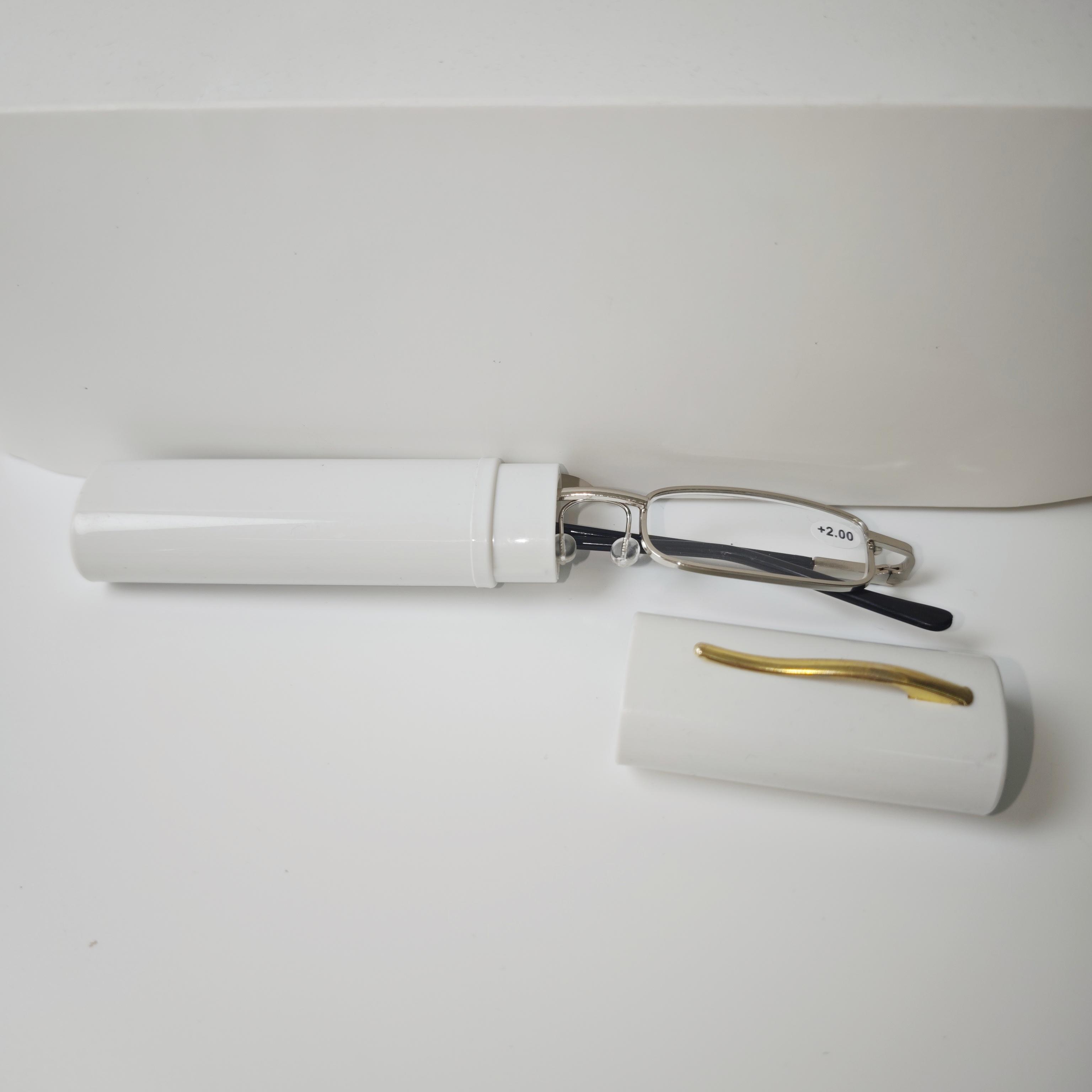 Мини Портативные Очки для Чтения с Футляром-Тубусом для Ручки Винтажные Унисекс Очки для Дальнозоркости Защита от Синего Света Очки для Пресбиопии Диоптрии +4.0
Мини Портативные Очки для Чтения с Футляром-Тубусом для Ручки Винтажные Унисекс Очки для Дальнозоркости Защита от Синего Света Очки для Пресбиопии Диоптрии +4.0