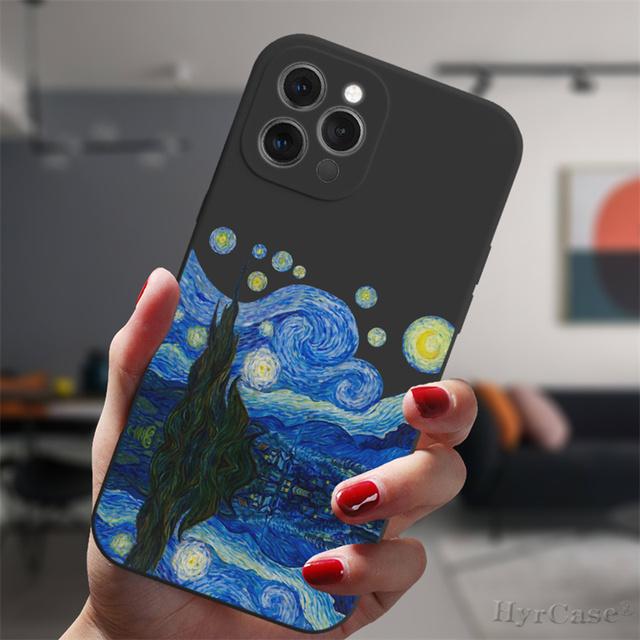Для Iphone 13 11 12 14 Pro Max Mini Xs Xr 14plus Черный Чехол Мода Искусство Ван Гог Картина Маслом Популярный Силиконовый Защитный Чехол For iPhone 13
Для Iphone 13 11 12 14 Pro Max Mini Xs Xr 14plus Черный Чехол Мода Искусство Ван Гог Картина Маслом Популярный Силиконовый Защитный Чехол For iPhone 13