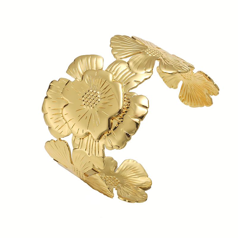 HECHENG,Fashion Classic Cubic Convex Flower Butterfly Pattern Women s Bracelet Luxury Golden Copper Hand Jewellery Gift
HECHENG,Fashion Classic Cubic Convex Flower Butterfly Pattern Women s Bracelet Luxury Golden Copper Hand Jewellery Gift