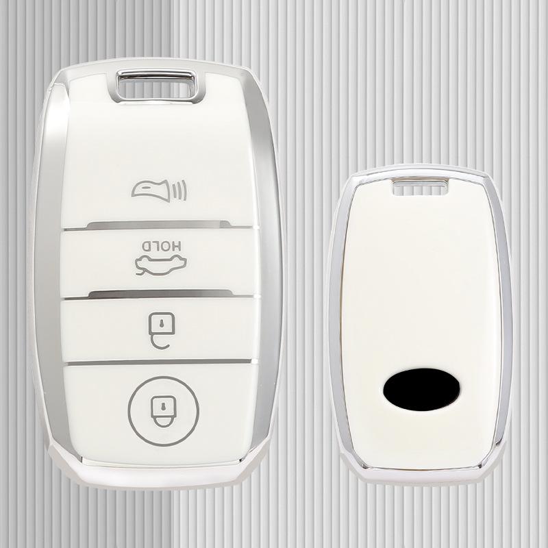 TPU Car Key Fob Cover Case Fit for Kia K3 Sportage K5 K2 Rio KX3 KXCROSS Seltos Forte 3 Buttons 4 Buttons Remote Key Shell Protector 4 keys white
TPU Car Key Fob Cover Case Fit for Kia K3 Sportage K5 K2 Rio KX3 KXCROSS Seltos Forte 3 Buttons 4 Buttons Remote Key Shell Protector 4 keys white