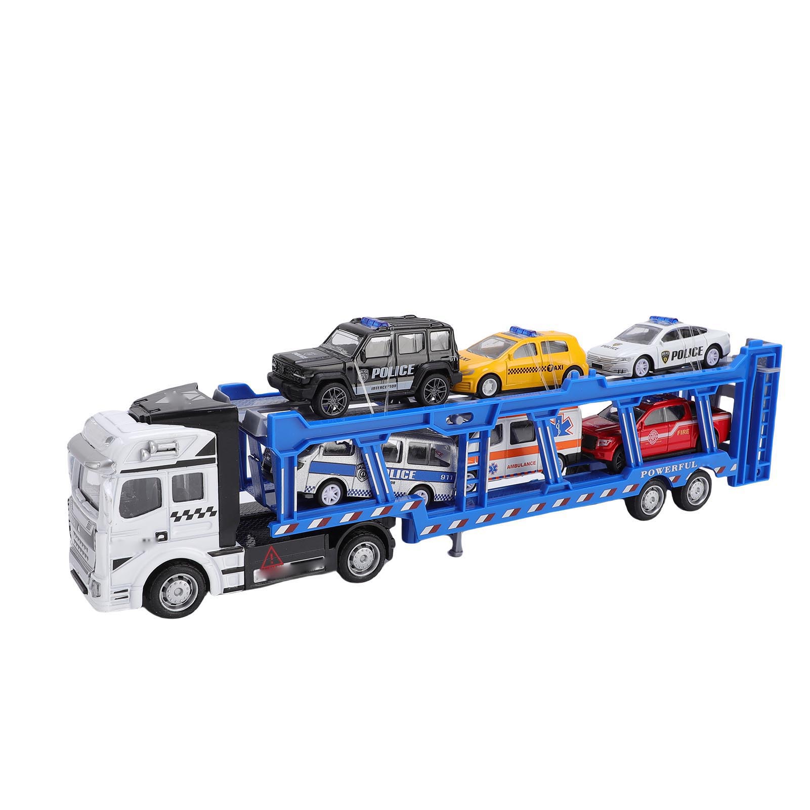 Alloy Engineering Transport Vehicles Toys with 6 Rescue Cars Boys Kids 2 Layer Model Toy
Alloy Engineering Transport Vehicles Toys with 6 Rescue Cars Boys Kids 2 Layer Model Toy
