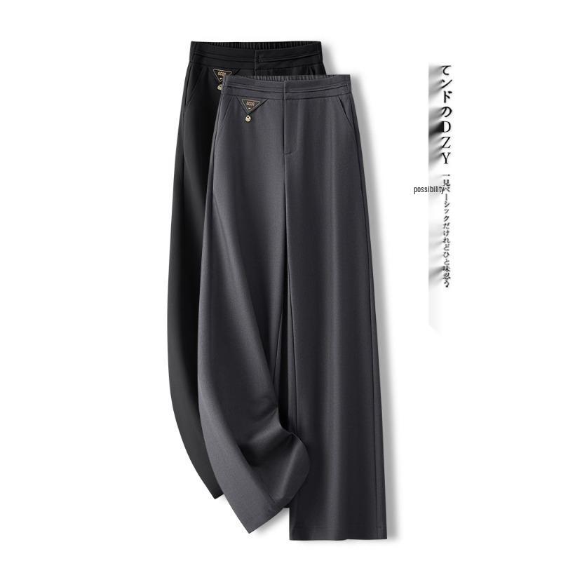 Women s Gray Wide-Leg High-Waist Drapey Pants, Floor-Length, Slimming Straight Leg for Spring/Autumn 2025 XL for 115-125 lbs
Women s Gray Wide-Leg High-Waist Drapey Pants, Floor-Length, Slimming Straight Leg for Spring/Autumn 2025 XL for 115-125 lbs