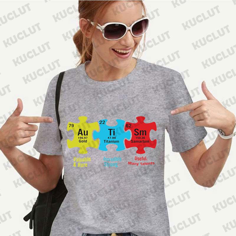 TShirt for Women Autism Puzzle Piece Tshirt Y2k Graphic Autism Awareness Print Tops Short Sleeve Tee Casual Harajuku Streetwear 4XL
TShirt for Women Autism Puzzle Piece Tshirt Y2k Graphic Autism Awareness Print Tops Short Sleeve Tee Casual Harajuku Streetwear 4XL
