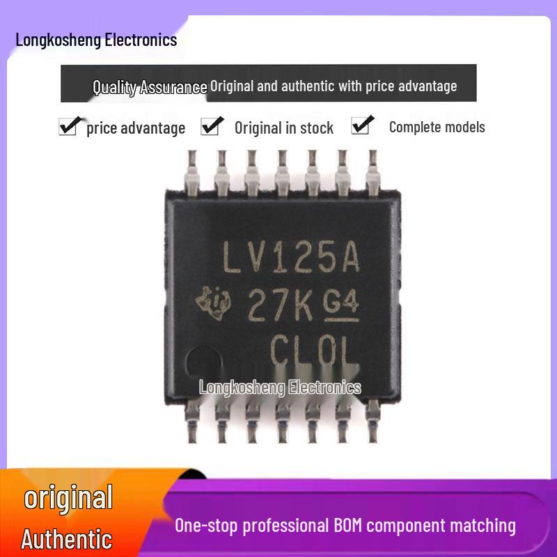 Genuine SN74LV125APWR TSSOP-14 4-Channel Bus Buffer Gate Chip LV125A
Genuine SN74LV125APWR TSSOP-14 4-Channel Bus Buffer Gate Chip LV125A
