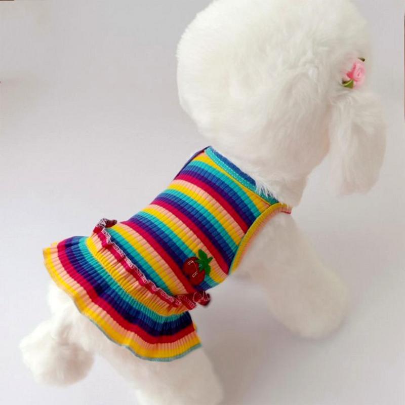 Cute Dog Dress for Small Dogs Girl Birthday Puppy Clothes Spring Summer Dog Outfits Rainbow Colorful Striped Cherry Princess (PURPLE,XXL) фіолетовий
Cute Dog Dress for Small Dogs Girl Birthday Puppy Clothes Spring Summer Dog Outfits Rainbow Colorful Striped Cherry Princess (PURPLE,XXL) фіолетовий