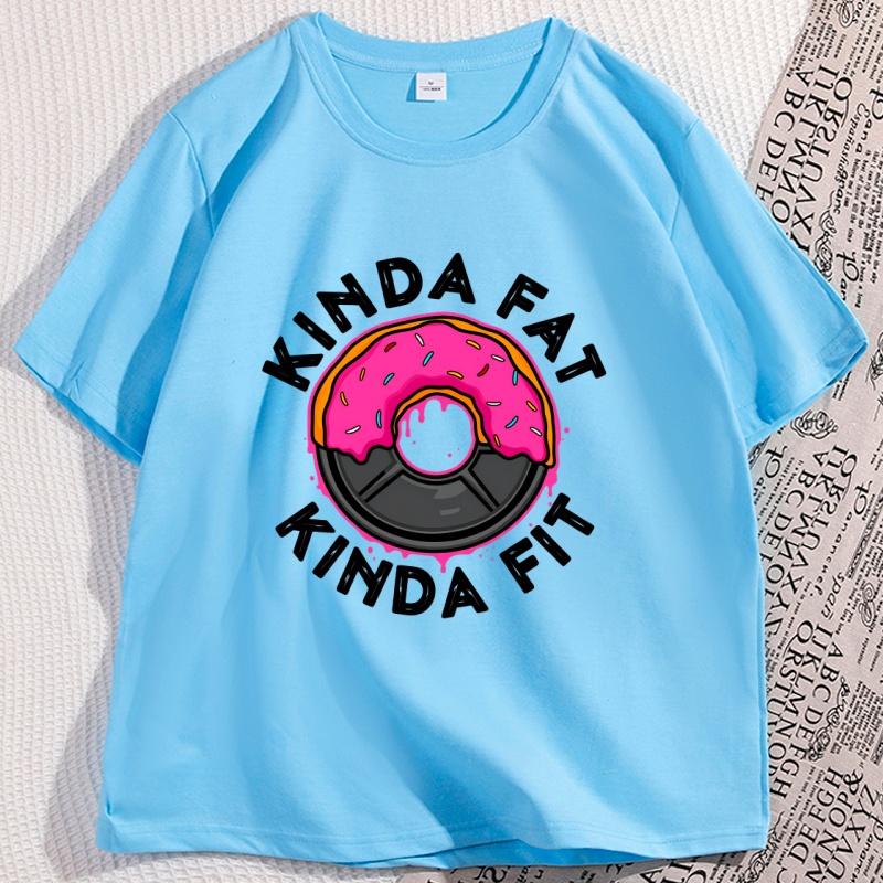 Gym Workout Kinda Fat Kinda Fit Funny Doughnut Tshirt for Man Casual Cotton Short Sleeve Tshirt Casual Streetwear Mens 4XL
Gym Workout Kinda Fat Kinda Fit Funny Doughnut Tshirt for Man Casual Cotton Short Sleeve Tshirt Casual Streetwear Mens 4XL