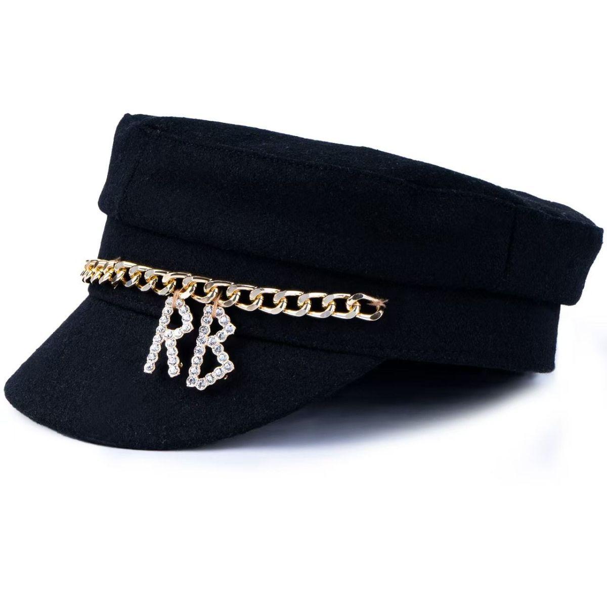 2026 New Fashion Newsboy Hat for Women with Chain Wool Flat Cap Beret Octagonal Hat Gorras Mujer Streetwear
2026 New Fashion Newsboy Hat for Women with Chain Wool Flat Cap Beret Octagonal Hat Gorras Mujer Streetwear