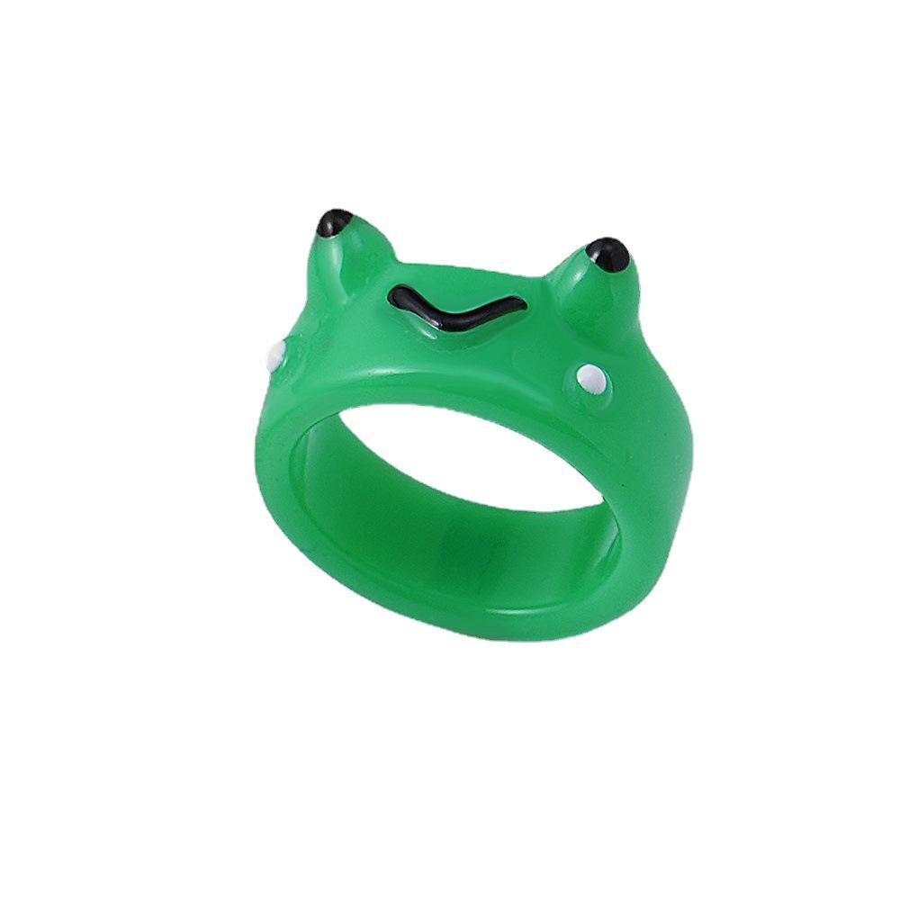 Quirky Cartoon Frog Resin Ring: Cute, Fashionable Style for Index or Joint Finger One Size
Quirky Cartoon Frog Resin Ring: Cute, Fashionable Style for Index or Joint Finger One Size