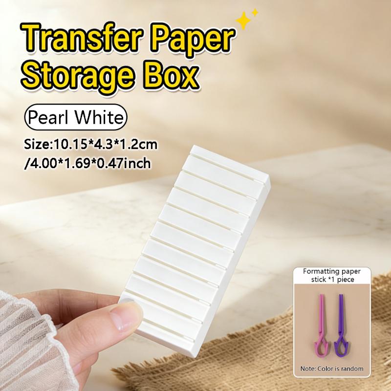 Portable 10 Grids Nail Transfer Paper Storage Box Display Stand Organizer Container Nail Salon Manicure Tool Gift For Women білий
Portable 10 Grids Nail Transfer Paper Storage Box Display Stand Organizer Container Nail Salon Manicure Tool Gift For Women білий