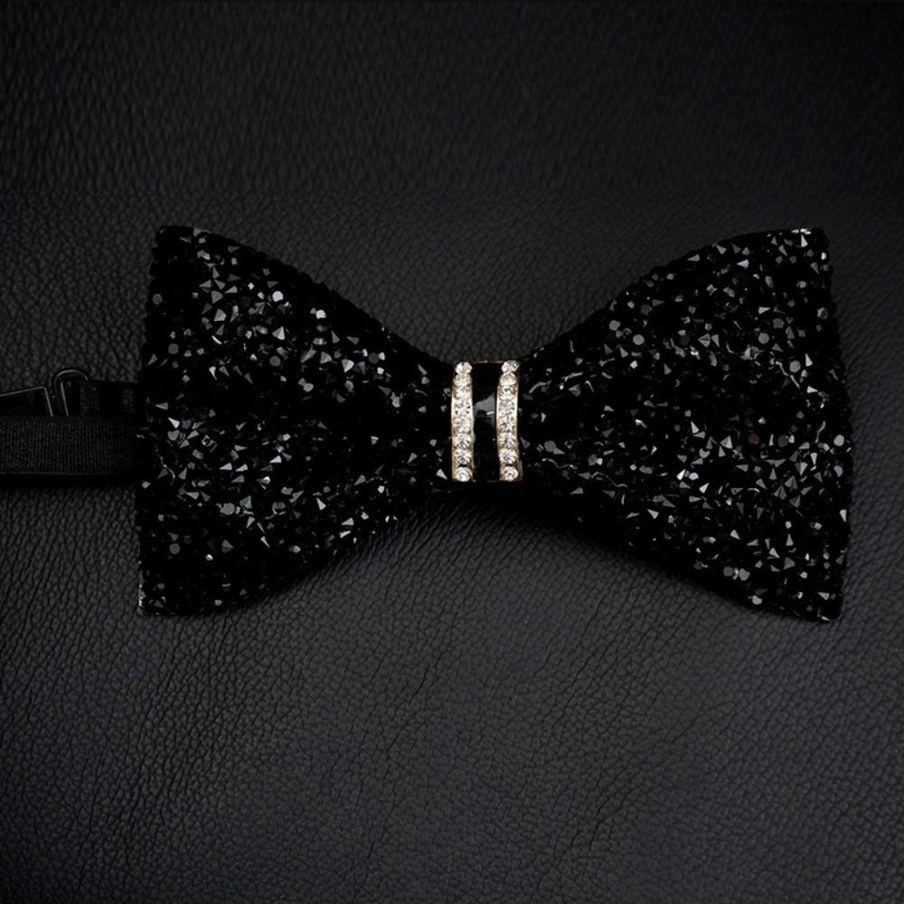 Solid Color Rhinestone Collar Flower Adjustable Men s Suit Accessory Gentleman s Bow Tie Groomsman Style B Black
Solid Color Rhinestone Collar Flower Adjustable Men s Suit Accessory Gentleman s Bow Tie Groomsman Style B Black