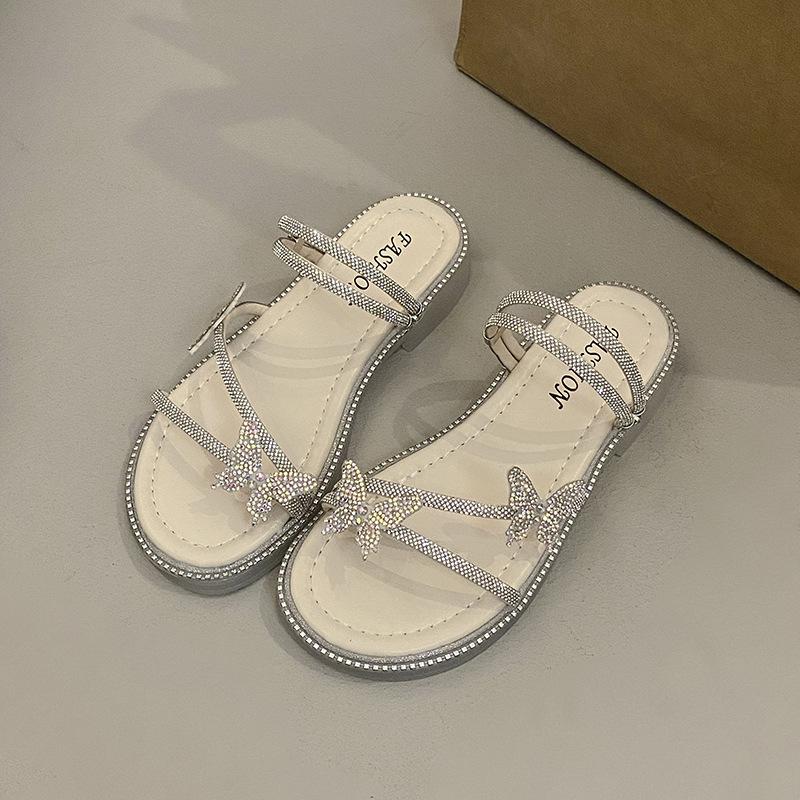 Summer 2025 new beautiful high-end flat-bottomed beach sandals temperament women wear French small fragrant slippers 35
Summer 2025 new beautiful high-end flat-bottomed beach sandals temperament women wear French small fragrant slippers 35