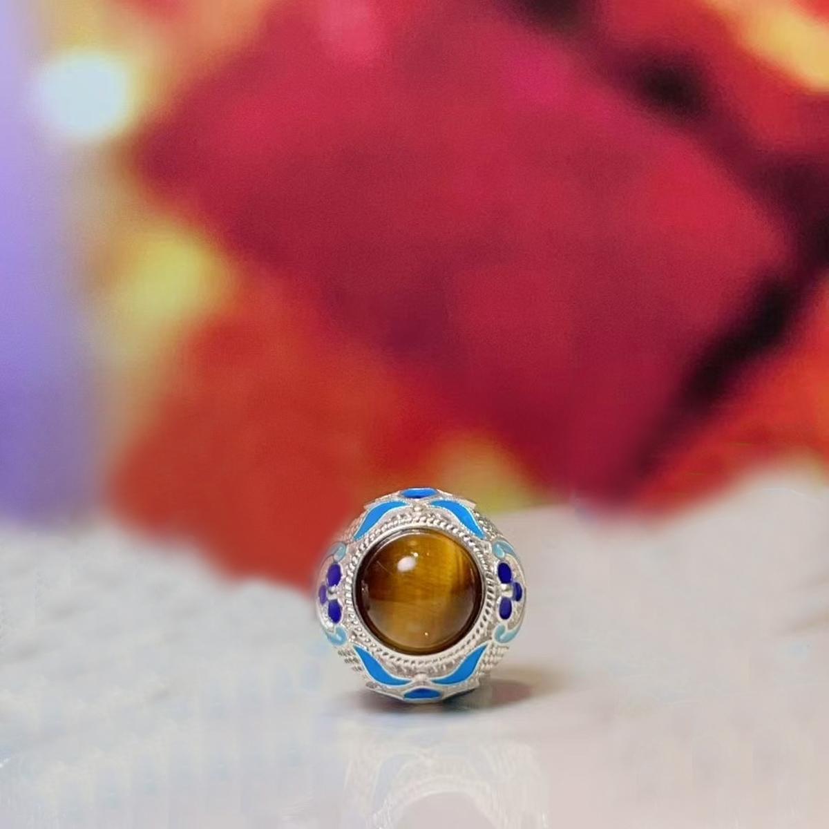 1Pc, Natural Tiger Eye Stone Beads Accented with Golden/Silvery Edges, Bohemian Style Handmade Round Loose Beads for Jewelry Making DIY Crafts 14×14mm 1Pc/14×14mm
1Pc, Natural Tiger Eye Stone Beads Accented with Golden/Silvery Edges, Bohemian Style Handmade Round Loose Beads for Jewelry Making DIY Crafts 14×14mm 1Pc/14×14mm