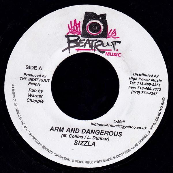 7inch Record SIZZLA - Arm And Dangerous NONE Beat Ruut Music 2002 Jamaica Reggae, Ska & Dub Used
7inch Record SIZZLA - Arm And Dangerous NONE Beat Ruut Music 2002 Jamaica Reggae, Ska & Dub Used