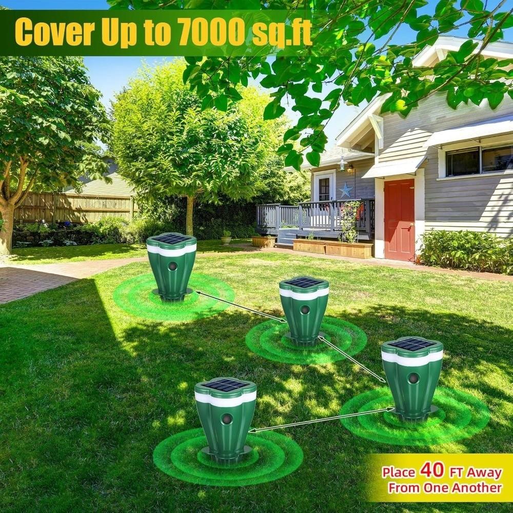 Waterproof Solar Powered Mole Repellent Groundhog Deterrent For Outdoor Garden Lawns Yard
Waterproof Solar Powered Mole Repellent Groundhog Deterrent For Outdoor Garden Lawns Yard