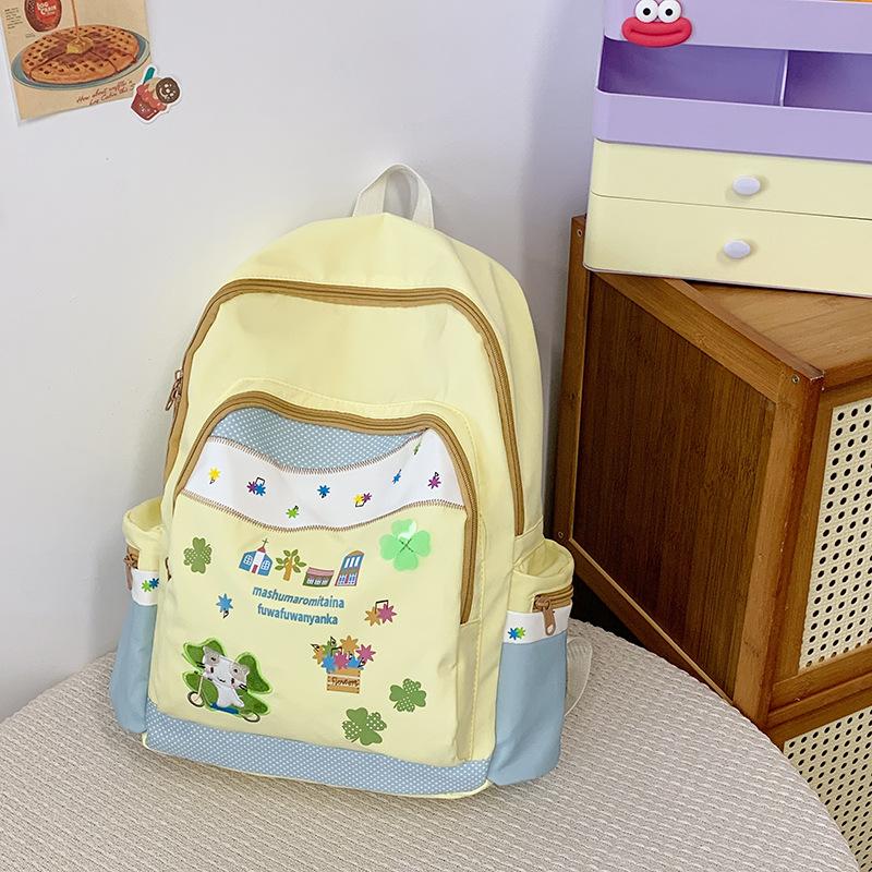 Школьный рюкзак инс свежий и милый рюкзак для учеников средней школы, чтобы расслабиться, простой и легкий для поездок, большой вместимости жёлтый
Школьный рюкзак инс свежий и милый рюкзак для учеников средней школы, чтобы расслабиться, простой и легкий для поездок, большой вместимости жёлтый