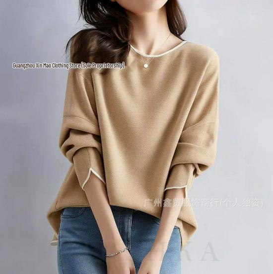 New Spring Japanese Style Women s Round Neck Long Sleeve Patchwork Color Block Slimming Pullover Top - 4 Colors Medium хакі
New Spring Japanese Style Women s Round Neck Long Sleeve Patchwork Color Block Slimming Pullover Top - 4 Colors Medium хакі